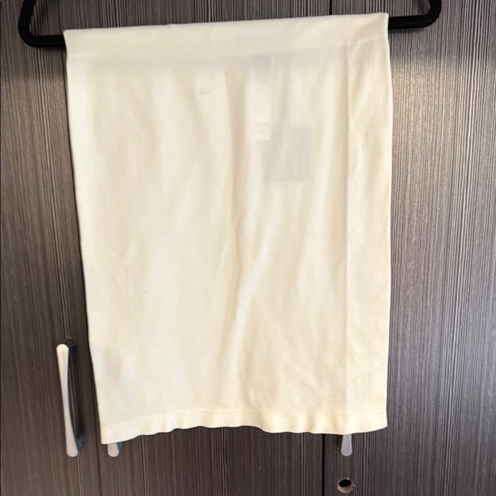 Charlotte Russe Cream Mini Skirt